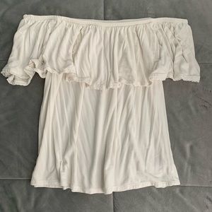 American Eagle Off-the-shoulder white top